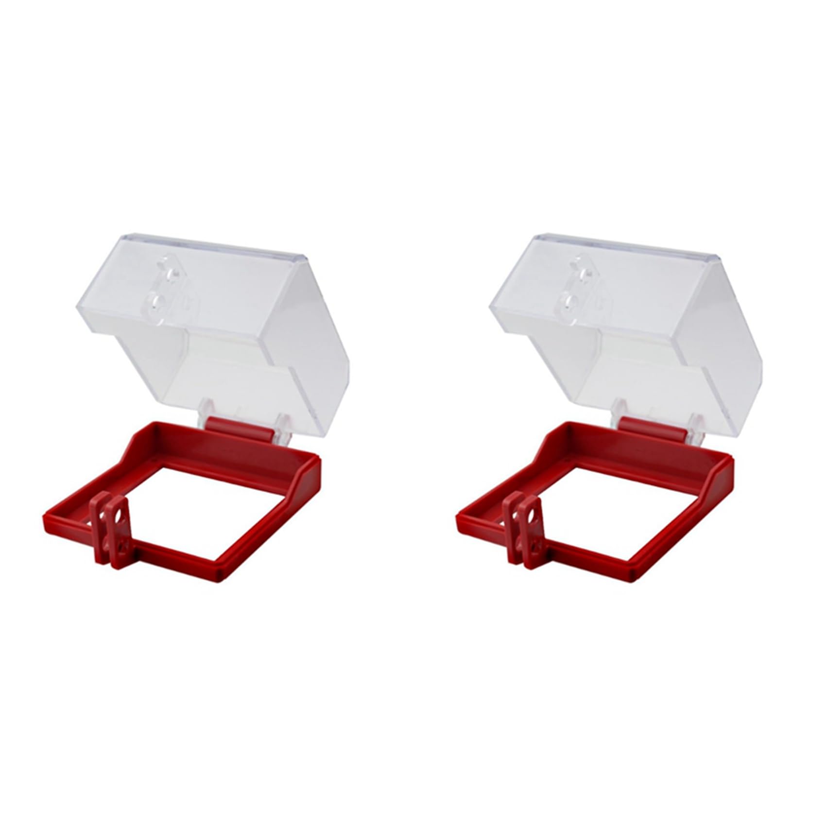 Jnchdghwa As Shown 2 Piece Emergency Stop Button Cover, Removable Base Cover, Push Button Switch Protector For Emergency Stop Button