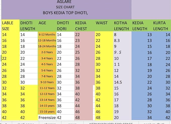 Image of Aglare Gujarati Kedia Dhoti Dress For Boys,kedia,Kurta set for boys small and adult,STITCHED White