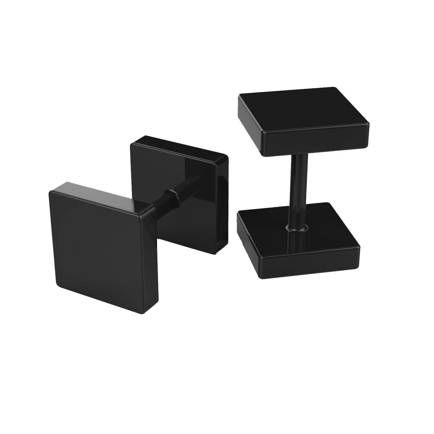 Jewellery Stainless Steel Black Studs Earings/Earrings for Men/Boys/Boyfriend/ - BALI-M928-image-10