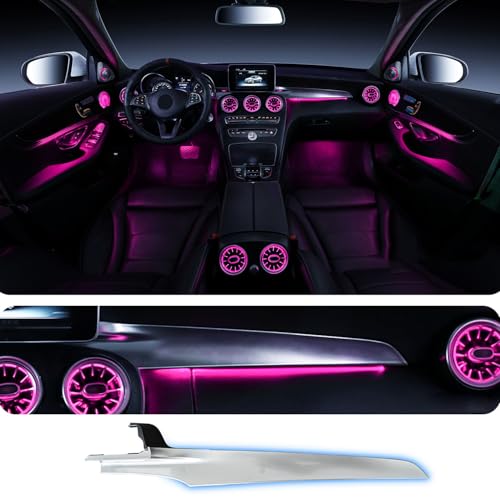 Kit de LED ambiental interior para Benz C Class W205 2015-2021 miniatura 2