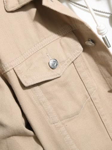 Image of GRECIILOOKS Men'S Denim Jacket | Classic Regular Fit Jeans Jacket For Men | Stylish Branded Jackets For Men - Timeless Casual Wear