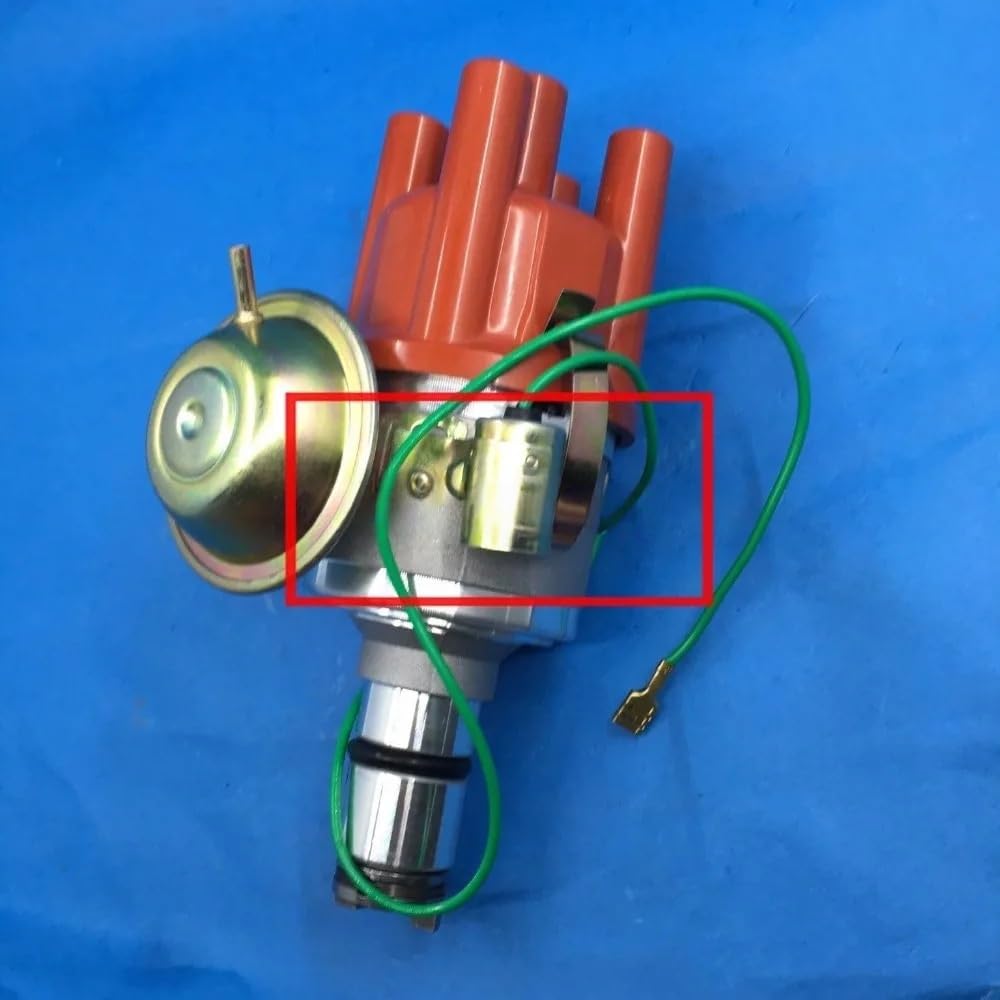 Distribuidores de combustible Distribuidor de punto de encendido 043905205N 023117602B Compatible con VW Beetle Bug Compatible con Audi Distribuidor electrónico