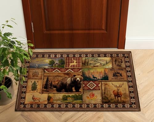 Tapete rústico vintage para puerta interior 2'x3' miniatura 3