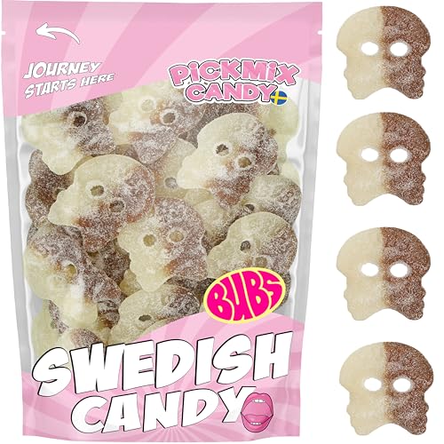 Swedish Candy Bubs Candy Skalle 1 POUND miniatura 1
