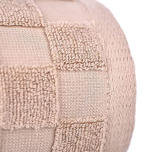 Image of Sulfar 100% Combed Cotton, 6 Pcs Towel Set - 2 Bath Towels (70 x 140 cm), 2 Hand Towels (40 x 70 cm) and 2 Face (30 x 30 cm) (600 GSM, Pack of 6) Beige