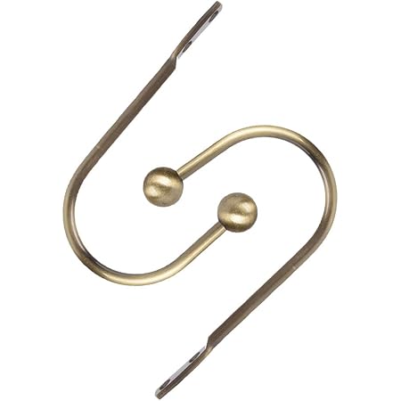 Amazon 房掛け シンプル タッセル カーテンホルダー 合金製 取り付け簡単 取り付けネジ付き 全6色2個 ブロンズ タッセル 房掛け オンライン通販