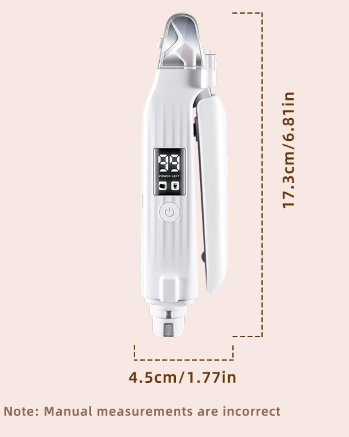Molinillo de uñas 2 en 1 para perros y cortaúñas para perros grandes, medianos y pequeños, gatos, mascotas, cortador de garras con sensor rápido y protector de seguridad, recargable por USB, con 2