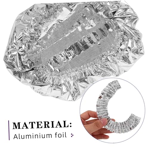 50 piezas de aislamiento para alimentos de cocina y fundas reutilizables de aluminio 4