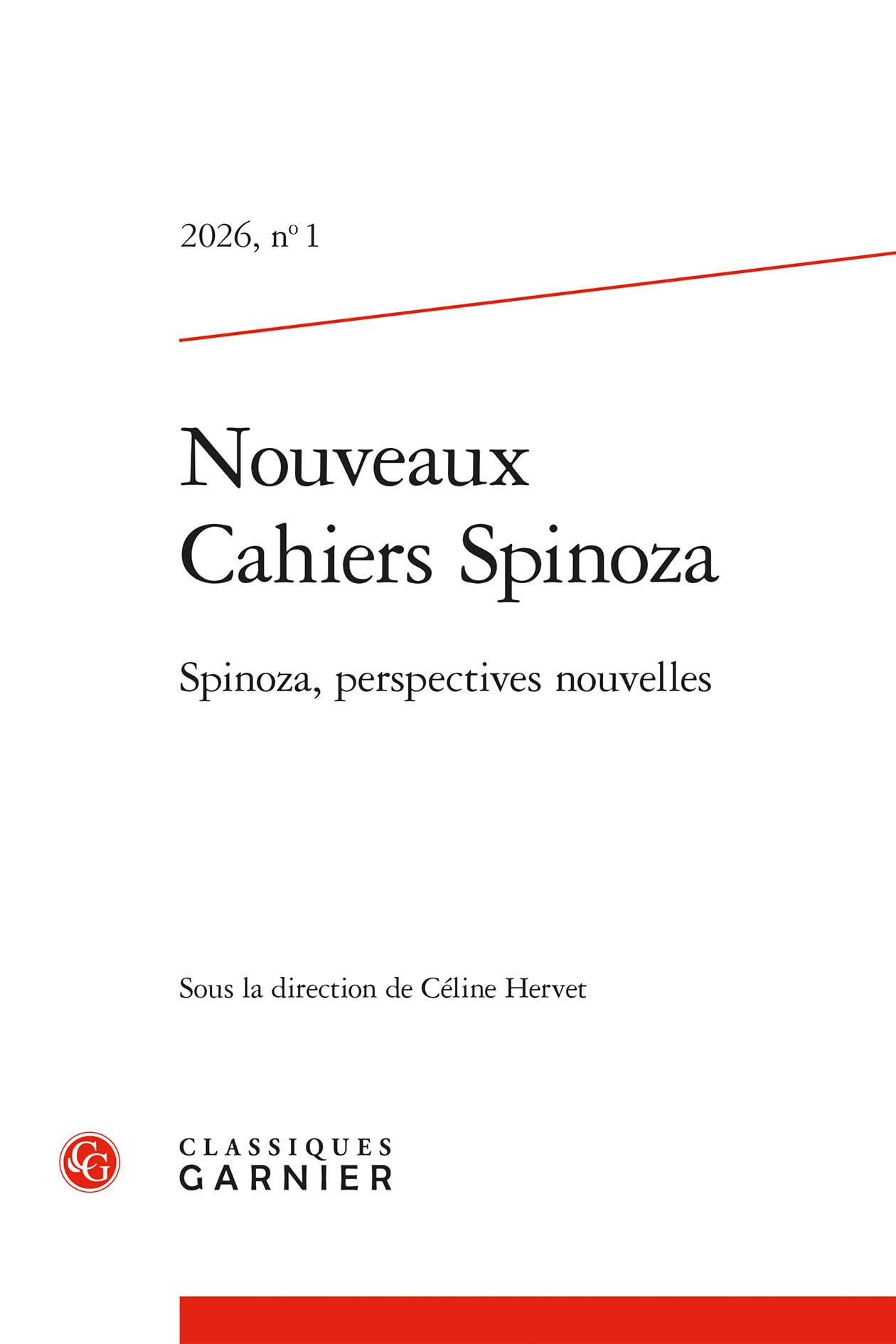 Nouveaux Cahiers Spinoza: Spinoza, perspectives nouvelles (2026) (2026, n° 1)
