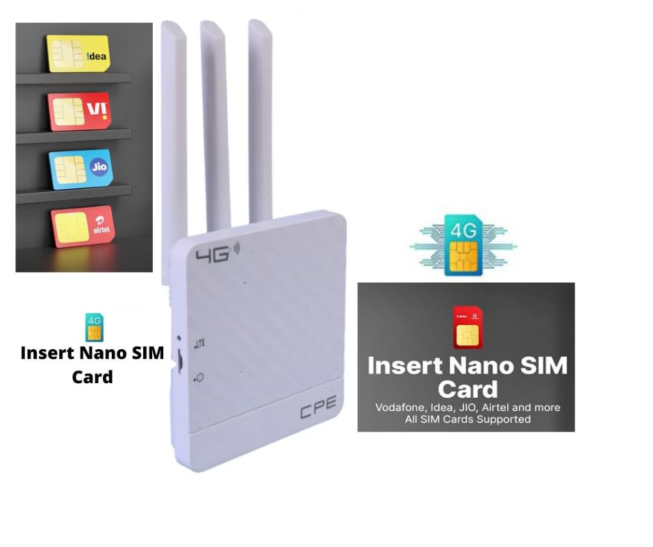 Image of 5G /4G SIM Wi-Fi Router with Outdoor Antenna Kit