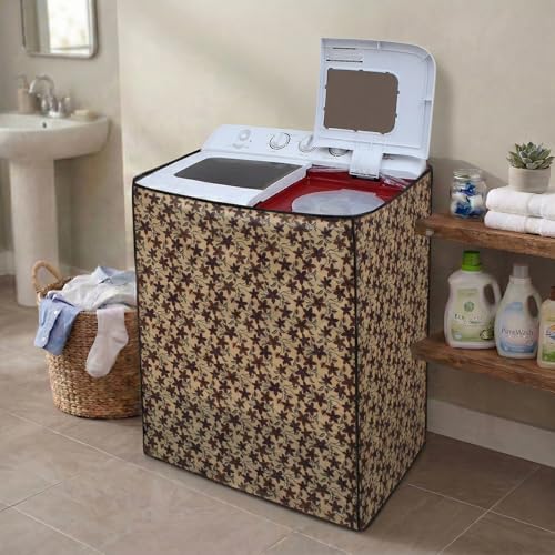 Image of DREAM CARE Waterproof & Dustproof Washing Machine Cover Top Load & Semi Automatic Suitable for 6 kg, 6.2 kg, 6.5 kg (80 x 86 x 51 cms)