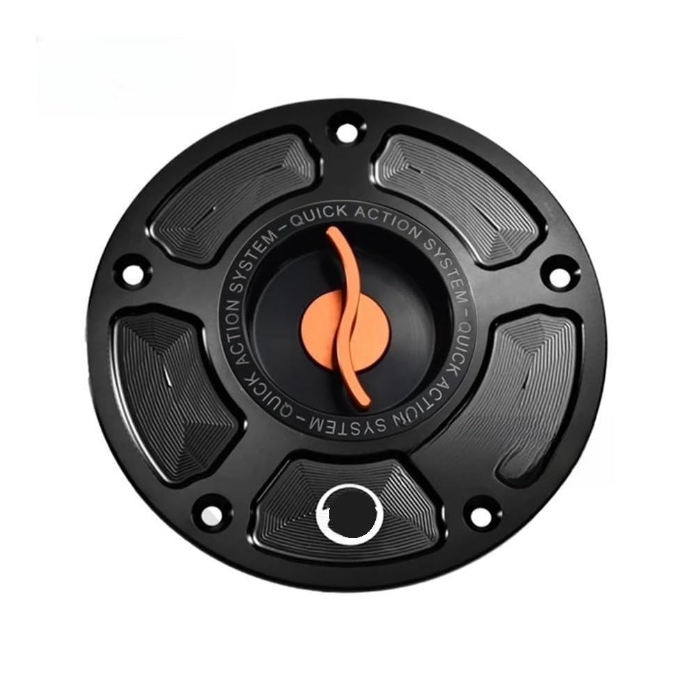 Tappo Serbatoio Carburante Tappo Serbatoio Carburante Con Azione Di Rilascio Motocicletta Per CB400 1992-2016 CBR 600 RR 2003-2021 Accessori Per Motociclette(Orange Type-S)