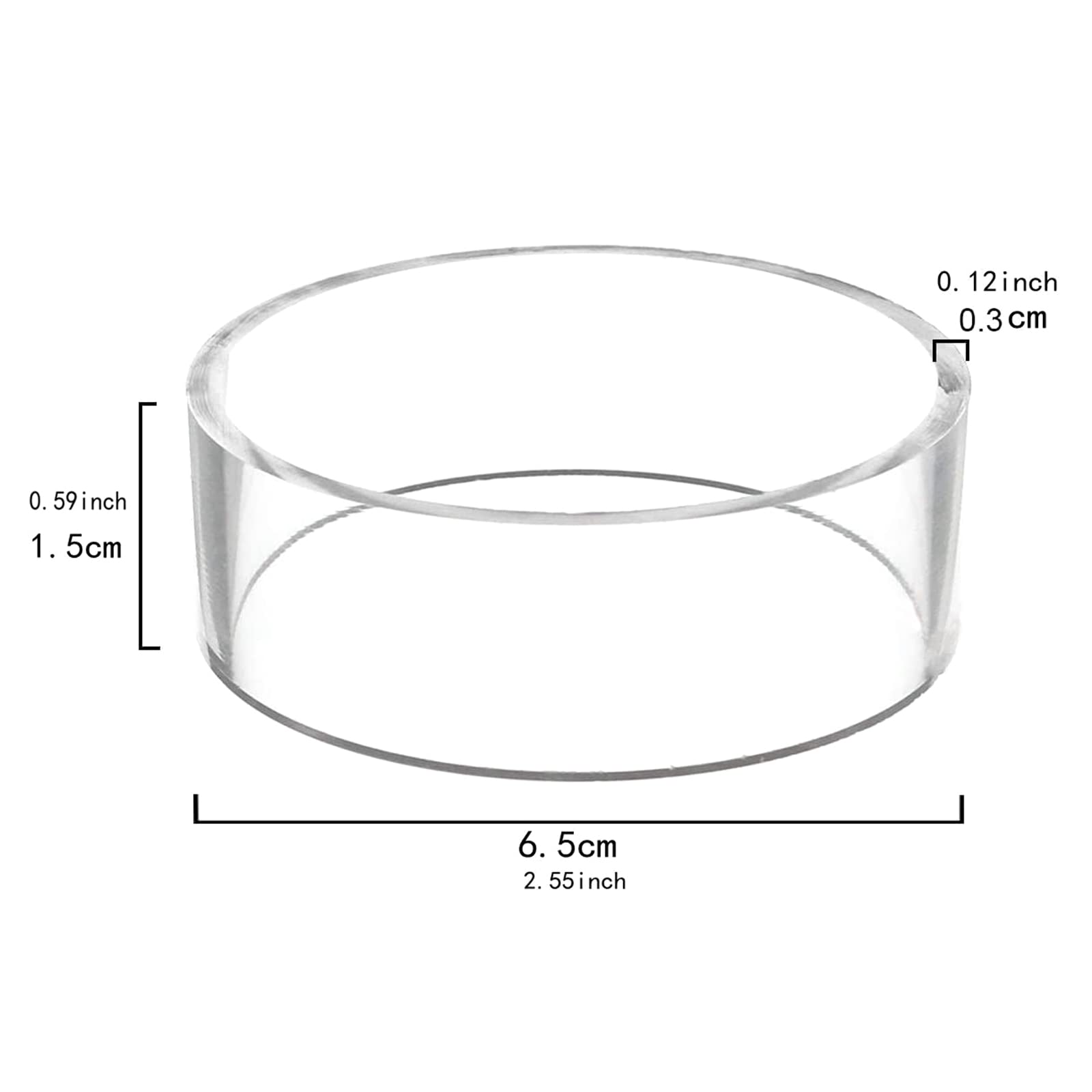 Support de présentation en acrylique transparent pour ballon de football, volley-ball, basket-ball, rugby