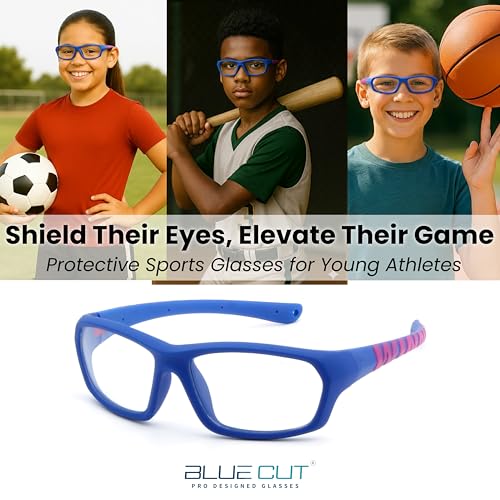 Image of BLUE CUT Sports Protection Goggles, Anti-Fog Lenses Safety Glasses for Basketball, Pickleball and All Outdoor Sports