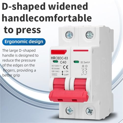 Disjoncteur magnétothermique DC 1000V protégeant le circuit solaire contre la surintensité - 5