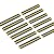 LifeGrip Anti Slip Traction Treads with Reflective Stripe (12-Pack), 2" X 12", Best Grip Tape Grit Non Slip, Pre-Cut Strips, Rounded Corners - Right Size and Ready to Use for Easy Application
