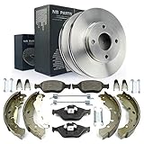 Bremsen/BREMSSCHEIBEN + BREMSBELÄGE VORNE + BREMSBACKEN + ZUBEHÖR HINTEN NB PARTS GERMANY 10042751