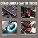 FLYLINKTECH Arrancador de Coches, 1500A 20000mAh Arrancador Batería Coche (para Todo vehículo...