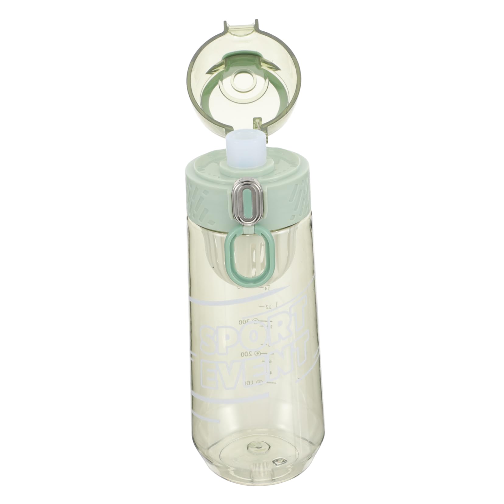 TOYANDONA Copa Deportiva Deporte Botellas De Agua Tazas Botella De Agua Transportador Botella De Vaso Botella Gigante Light Green Ordenador Personal Reutilizable