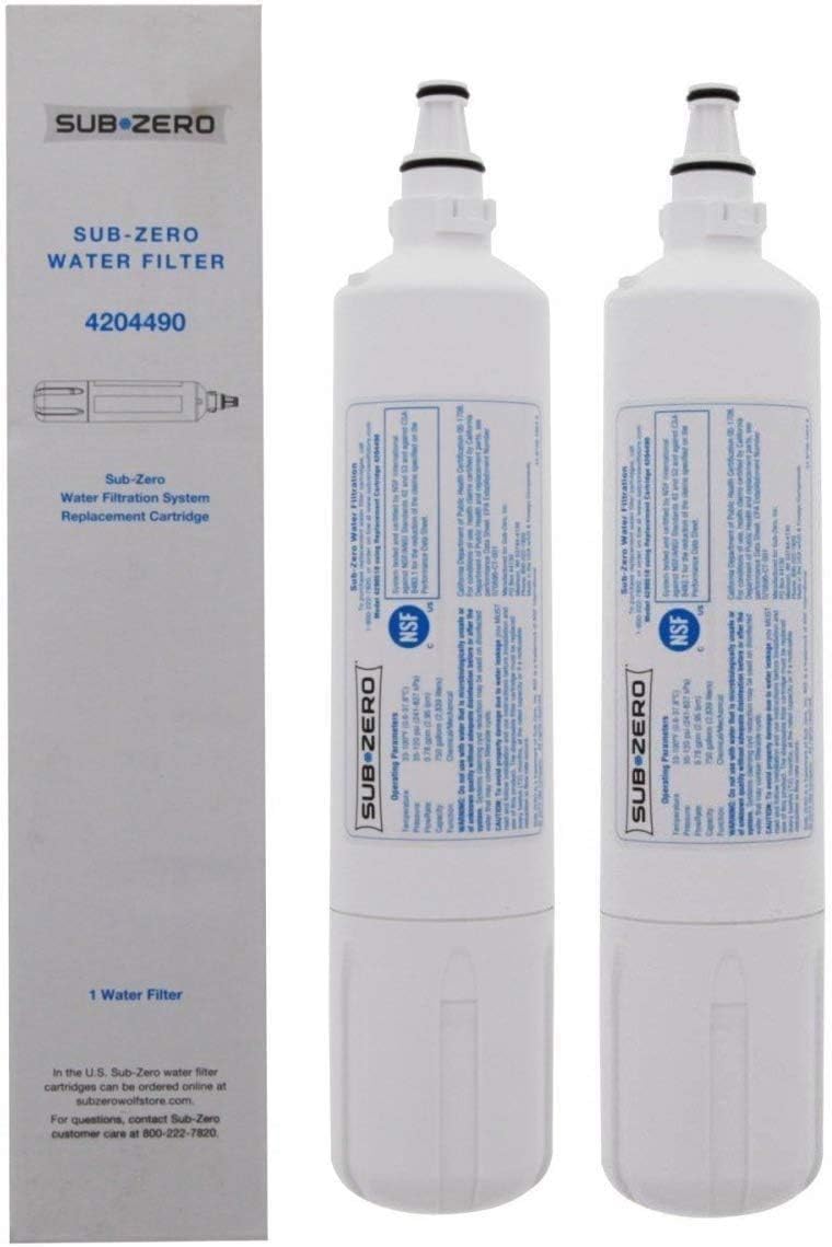 Best Cyber Monday 🔥 Sub-Zero 4204490 Refrigerator Water Filter Replacement Cartridge 2 Pack…