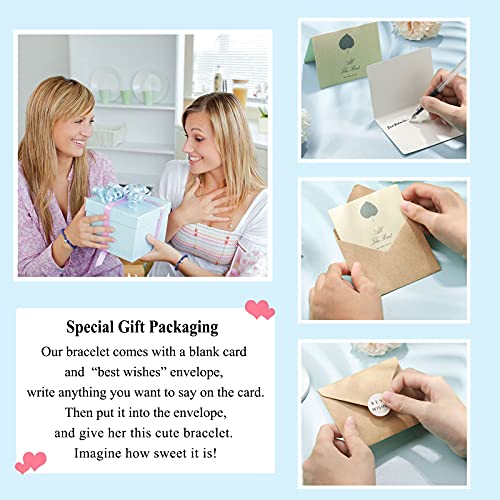 UNGENT THEM Sister Bracelet, Sisters Gifts from Sisters, Christmas Birthday Gifts for Sister Teen Girls Women - Image 6