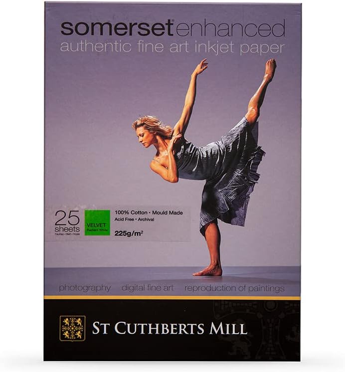 Somerset Enhanced Inkjet Paper - Velvet A3+
