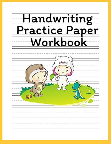 Handwriting Practice Paper Workbook: Preschool Journal Primary ...