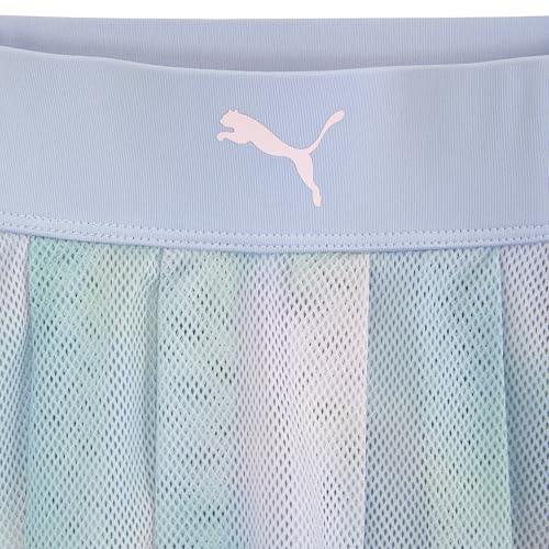 Image of PUMA Girls' 2 Piece Set, Short Sleeve Cotton Jersey T-shirt & Matching Skort