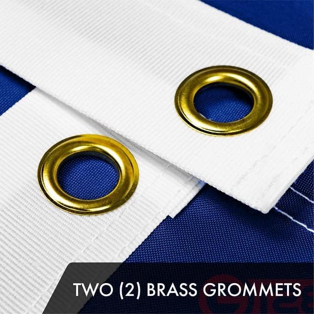 G128 Combo Pack: USA American Flag 3x5 Ft Embroidered Stars & Texas TX State Flag 3x5 Ft Embroidered | US and Texas Flags 3x5 Heavy Duty Outdoor - Image 5