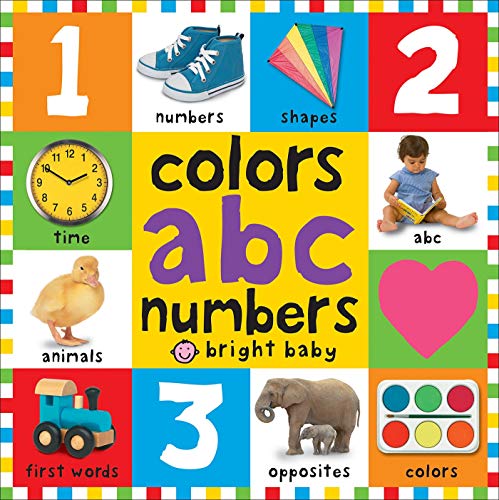 Big Board Books Colors, ABC, Numbers (First 100)