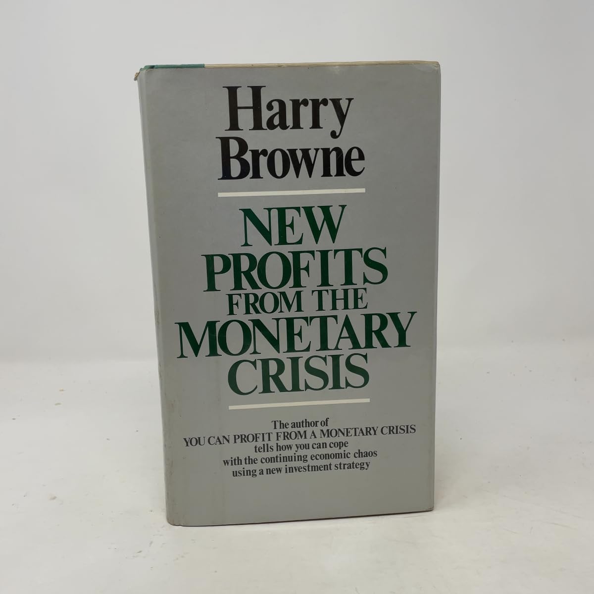 Buy New profits from the monetary crisis — BookShops.in