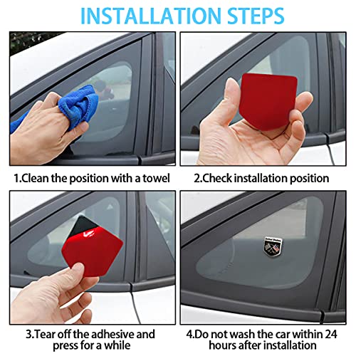 3D Aluminum Alloy American Us Flag Decal, 2Pcs 3.8" X 0.6" Patriotic Stars Stripe Usa Flag Car Stickers For Laptop/Car/Truck/Window/Bumper #TOP3