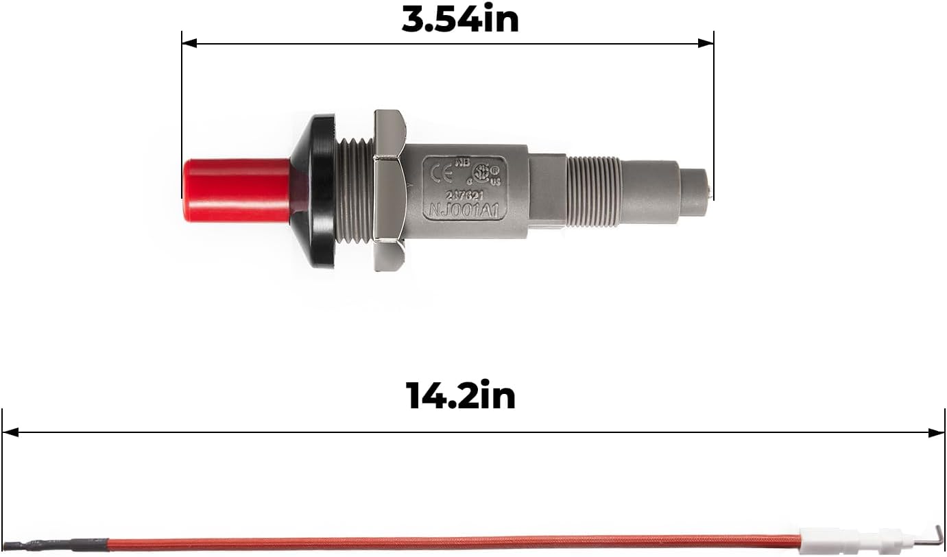 Outdoor Heater Replacement Parts, Piezo Igniter with Cable, Suitable for Most Outdoor Round Stand Up Propane Heater and Mini Ttable Top Gas Heater image 4