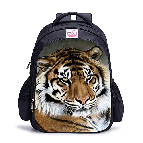 Sac d'école unisexe hibou - Sac à dos classique étudiant durable 16 pouces pour jeunes