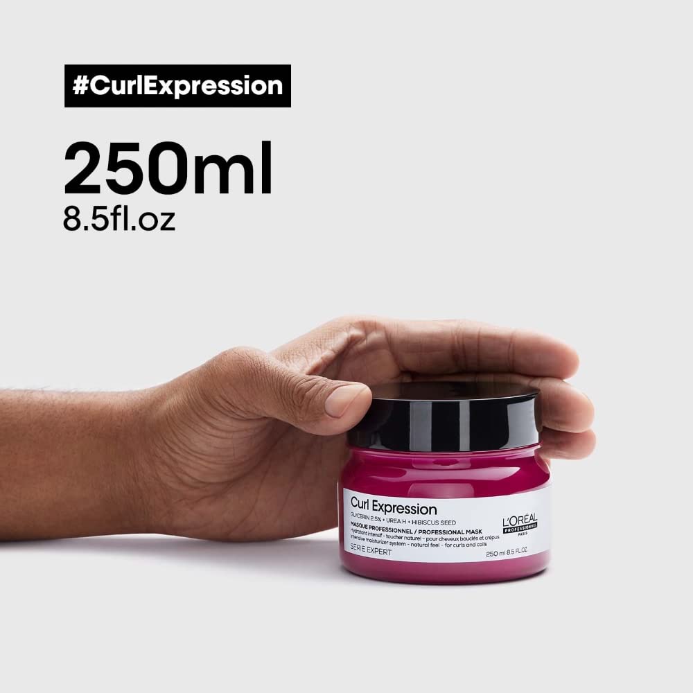 L'Oréal Professionnel Pflegende Haarmaske für welliges und lockiges Haar, Serie Expert, Curl Expression Intensive Moisturizer Mask Rich