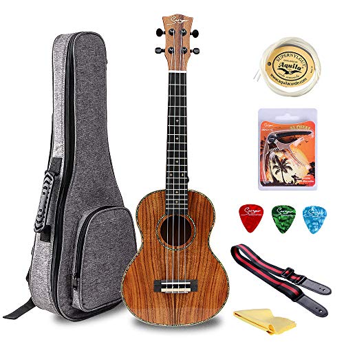 Smiger Tenor Ukulele ALL SOLID ukulele Acacia Koa Glossly 4 String Ukulele Hawaii