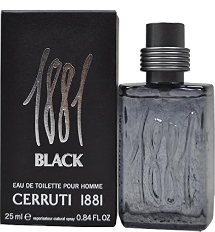 Nino Cerruti 1881 Black Eau De Toilette Spray 0.84 Oz./ 25 Ml for Men By 0.84 Fl Oz