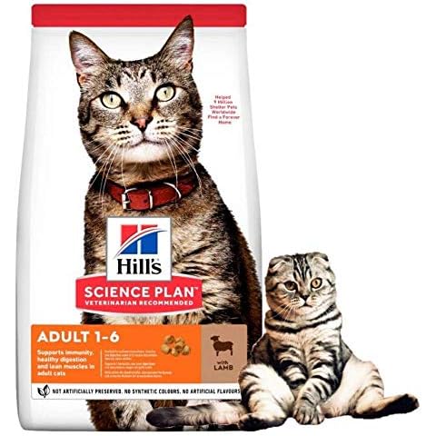 Hills Science Plan Adult Cat Dry Food Lamb Flavour 3kg Cover
