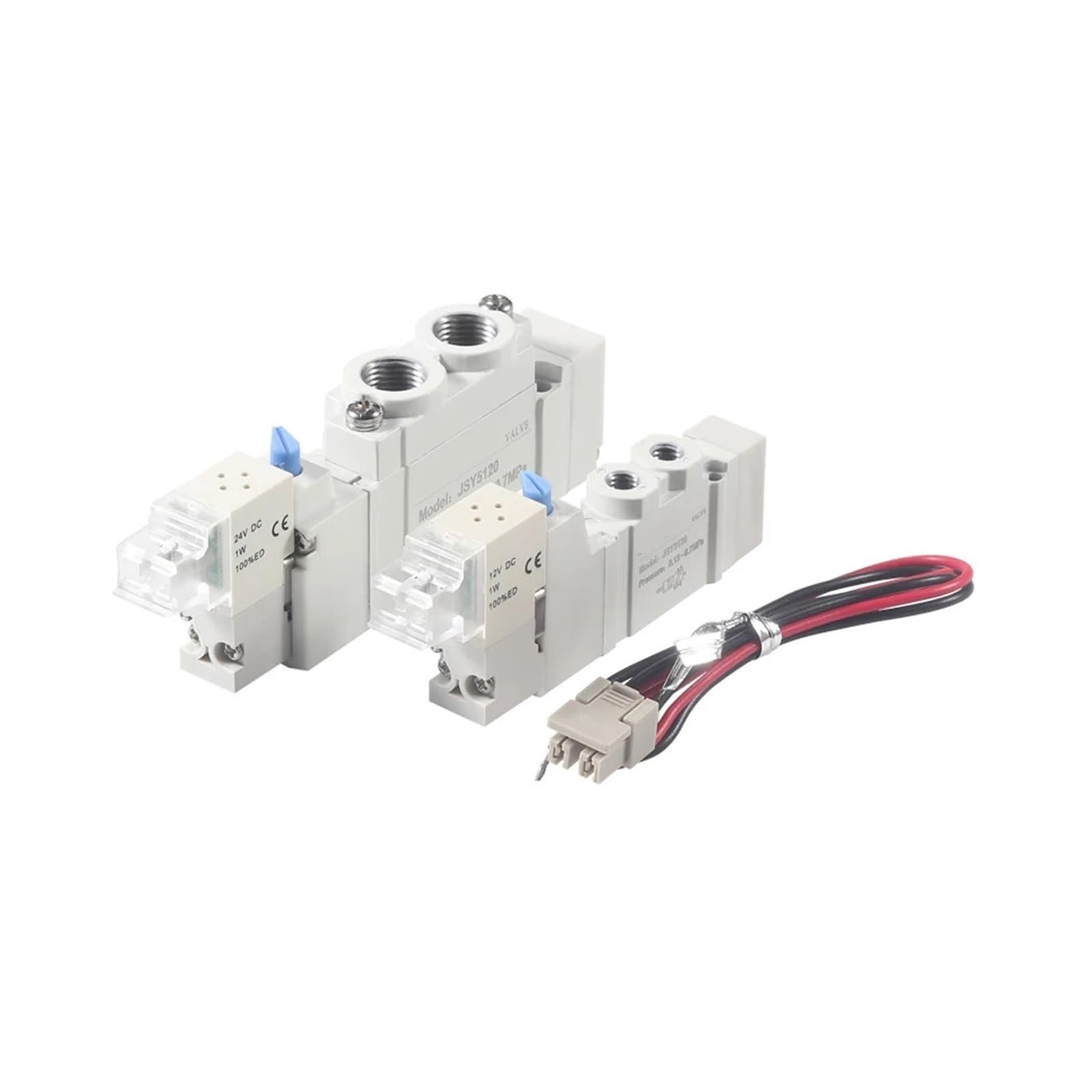 Électrovanne 2 positions 5 voies DC24V JSY5120 type L