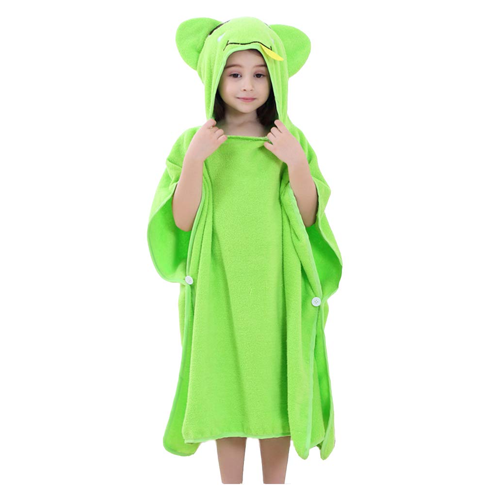 BaronHong Cotton Cute Fashion Hood Animal Estilo de Dibujos Animados Albornoz Unisex-Baby