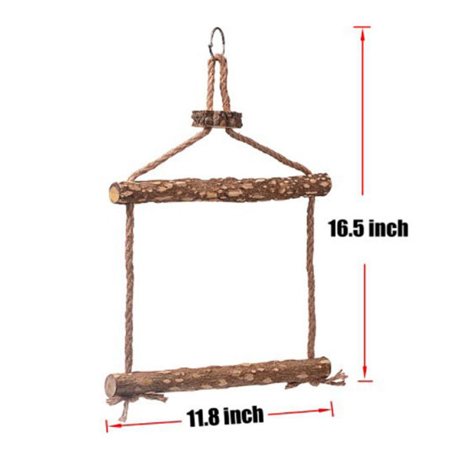 Amazon | オウムブランコ 鳥スイングインコ鳥木製スタンドオウム