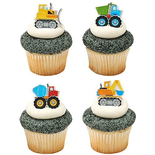 Bfb 28264 Construction Cupcake Toppers Decorations Rings  thumb #2