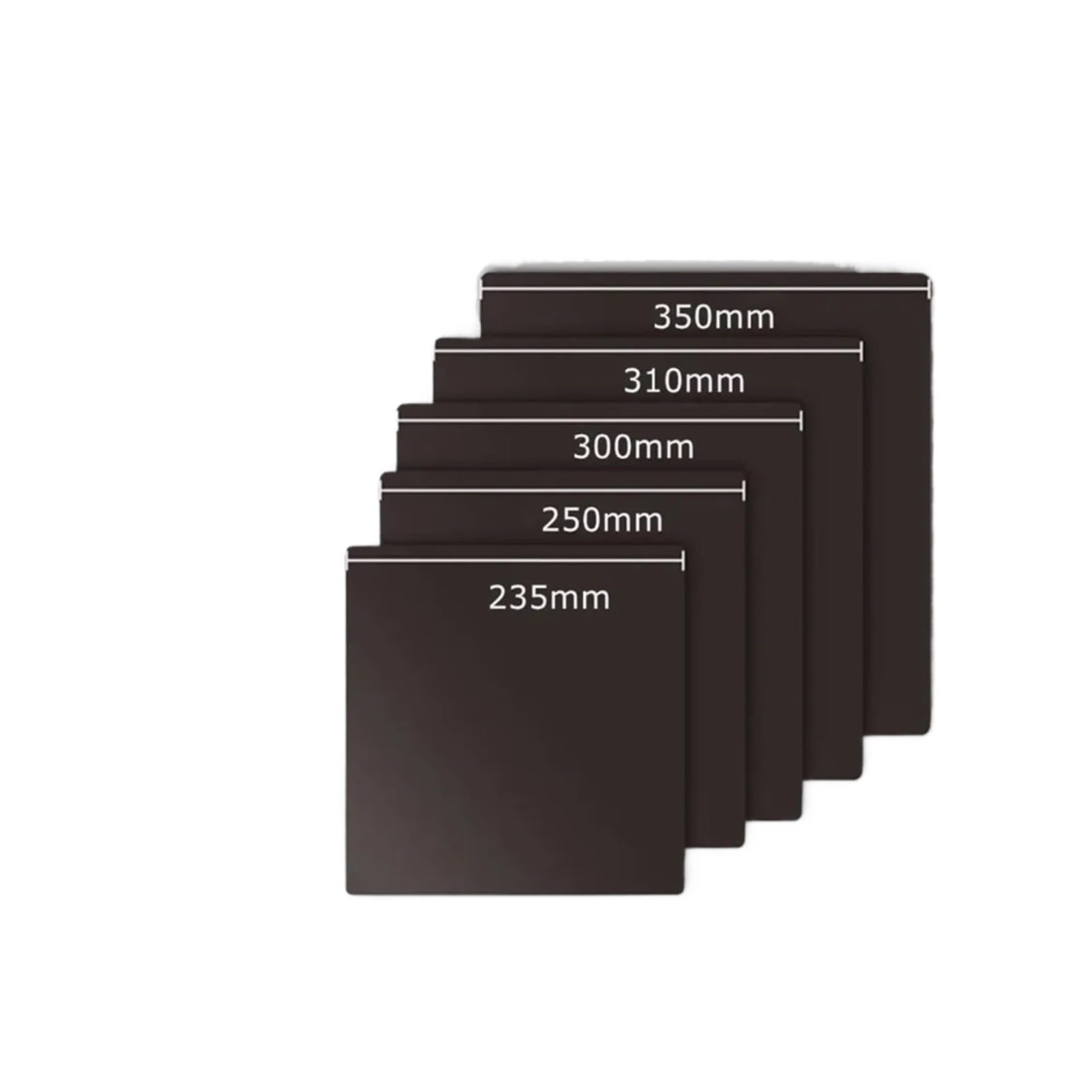 ENERGETIC 1,2 mm Magnetaufkleber mit 300LSE Klebstoff, temperaturbeständig bis 120 °C, for 3D-Drucker-Stahlblech(310x320mm)