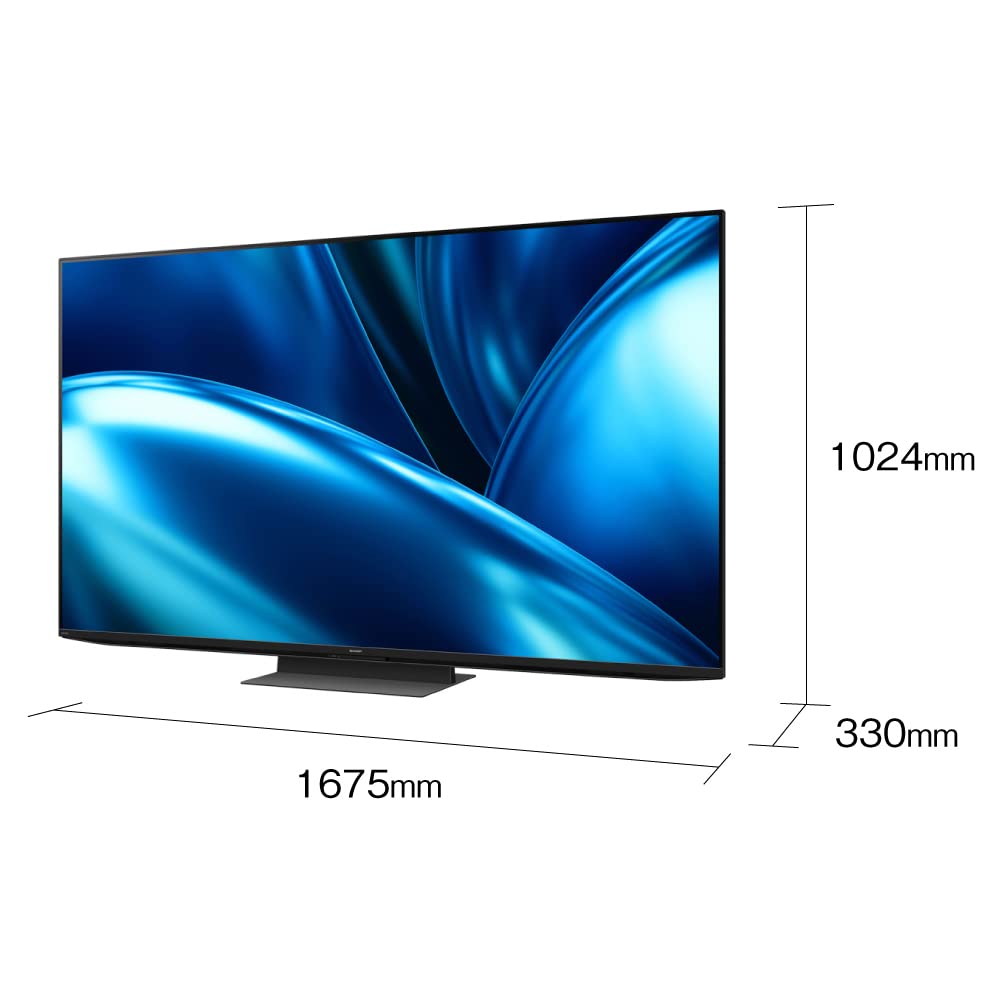 Amazon | シャープ 75V型 4K 液晶 テレビ AQUOS 4T-C75FN1 N-Black 