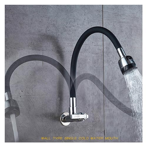 Grifo de cocina flexible que elimina salpicaduras gracias a su caño orientable 4