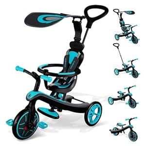 GLOBBER Explorer Trike 4in1 Kinderwagen Dreirad türkis