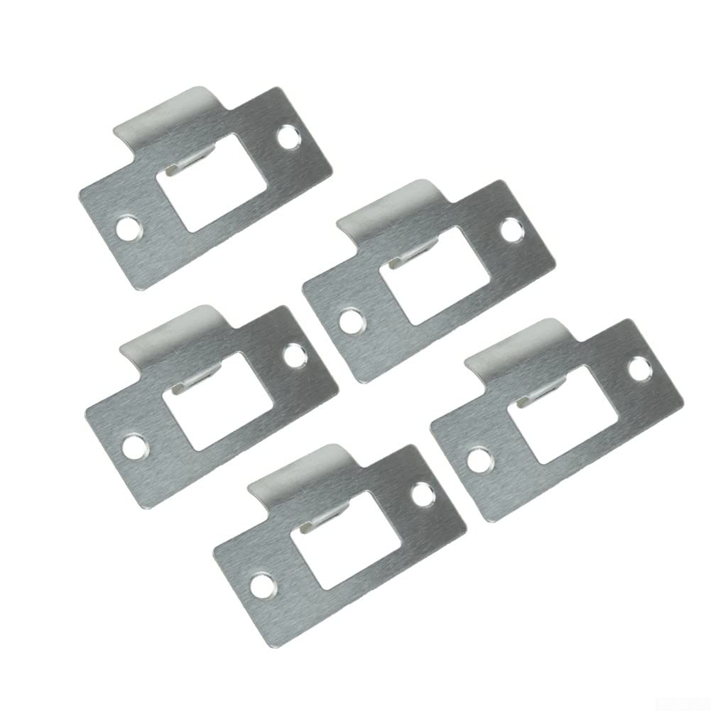 4 Stuks RVS Deadbolt Strike Plates Deur Strike Plate Universele Deur Strike Plate