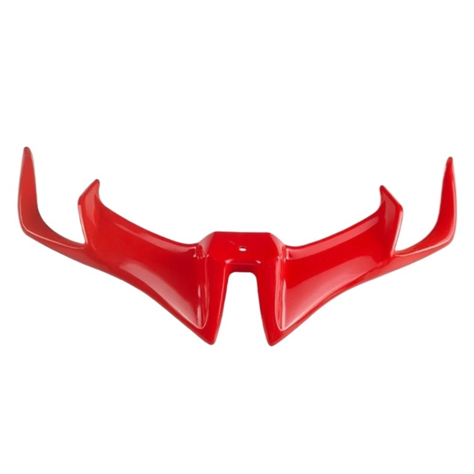 DGHBNP Motorbike Cowls For Most Motorcycle Front Fairing Winglets Wing Cover Trim Hump Tail Fairing(Red)