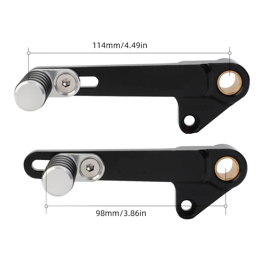Pedal Marchas Palanca De Cambios Izquierda Accesorio De Motocicleta Pedal De Cambio De Talón Ajustable para Diavel para Carbon 2011-2018