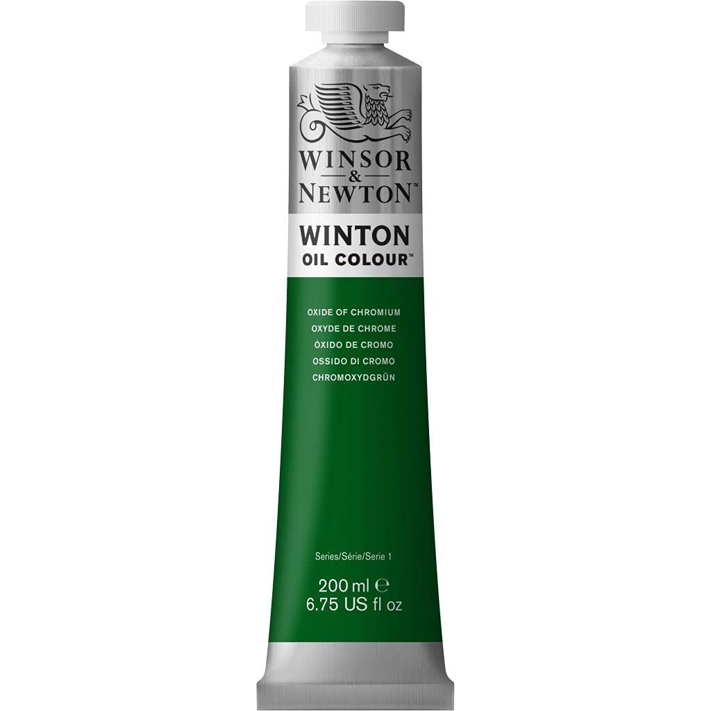 Winsor & Newton 1437459 200ml Winton Oil Color - Oxide Of Chromium
